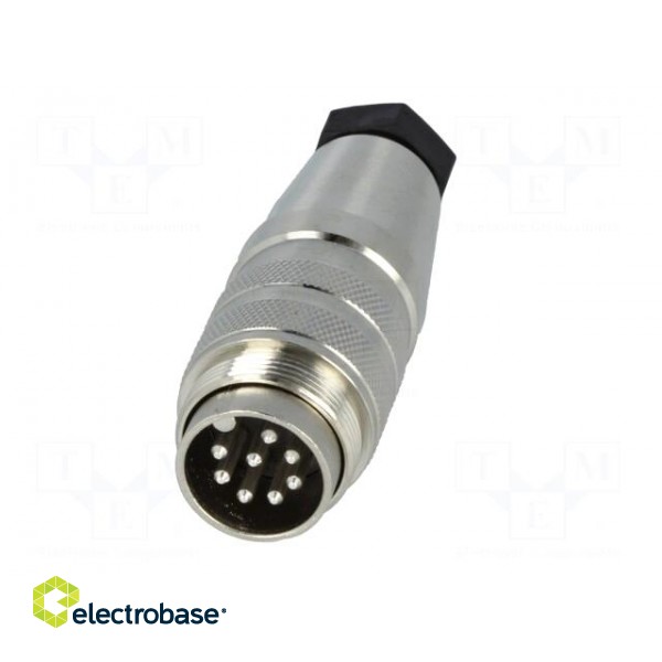 Connector: M16 | plug | male | soldering | for cable | PIN: 8 | 3A | 300V image 9