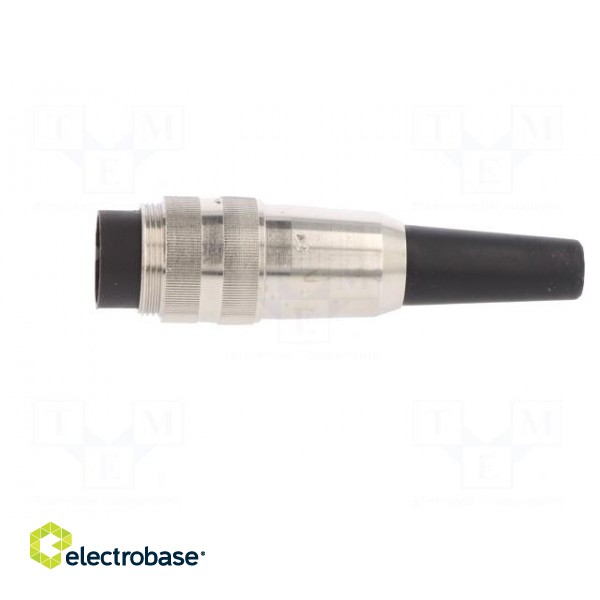 Connector: M16 | plug | male | soldering | for cable | PIN: 8 | 5A | 60V фото 3