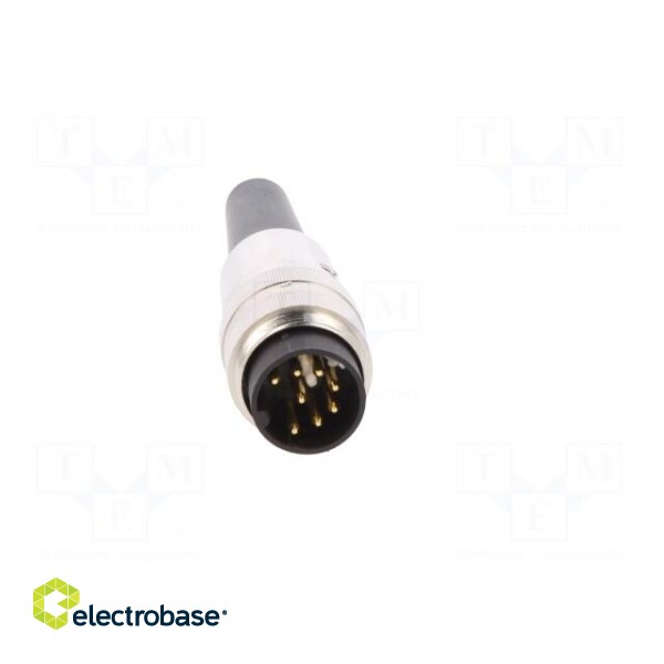Connector: M16 | plug | male | soldering | for cable | PIN: 8 | 5A | 60V фото 9
