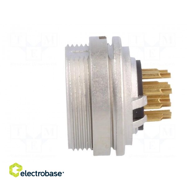 Connector: M16 | socket | female | soldering | PIN: 12 | 3A | 60V | IP40 image 3