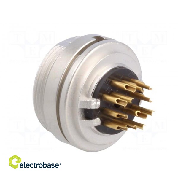Connector: M16 | socket | female | soldering | PIN: 12 | 3A | 60V | IP40 image 4
