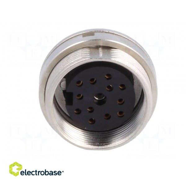 Connector: M16 | socket | female | soldering | PIN: 12 | 3A | 60V | IP40 image 9