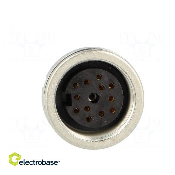 Connector: M16 | socket | female | soldering | PIN: 12 | 3A | 60V | IP68 image 9