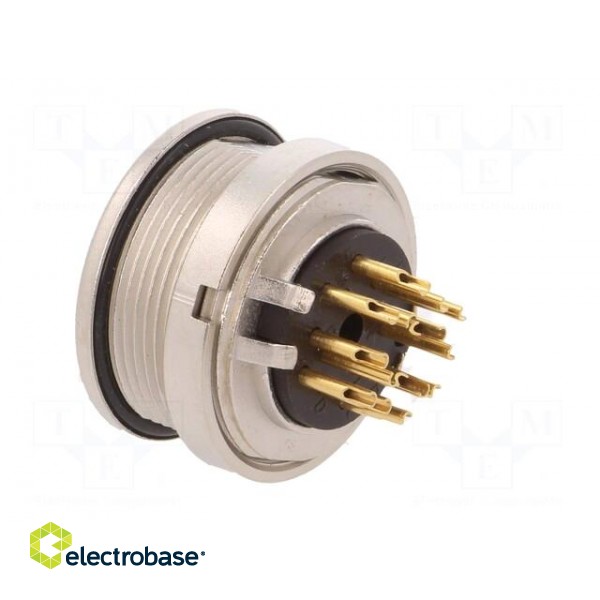 Connector: M16 | socket | female | soldering | PIN: 14 | 3A | 60V | IP68 paveikslėlis 4