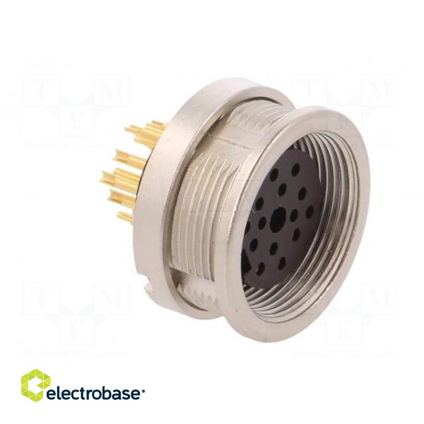 Connector: M16 | socket | female | soldering | PIN: 14 | 3A | 60V | IP68 paveikslėlis 8