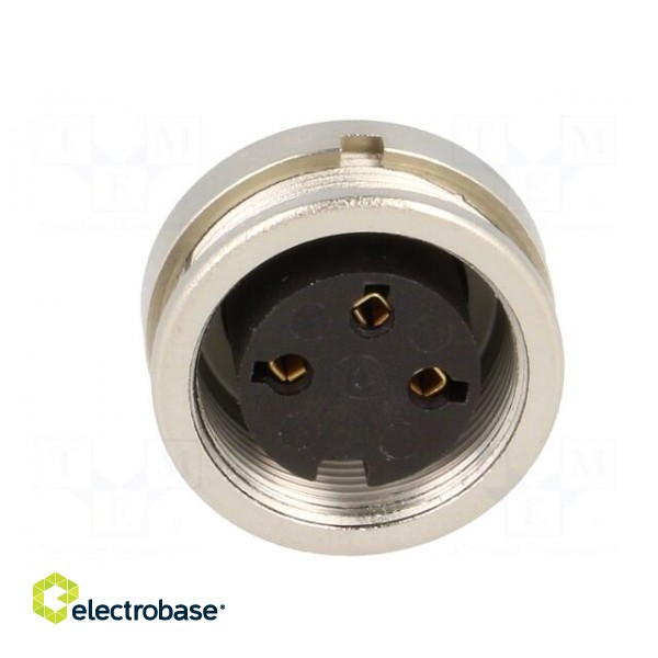 Connector: M16 | socket | female | soldering | PIN: 3 | 5A | 250V | IP40 paveikslėlis 9
