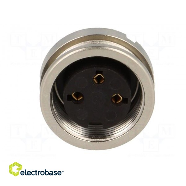 Connector: M16 | socket | female | soldering | PIN: 3 | 5A | 250V | IP68 image 9