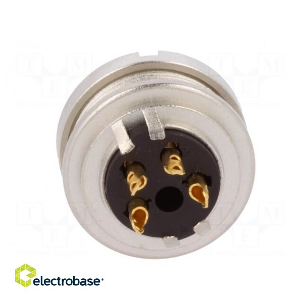 Connector: M16 | socket | female | soldering | PIN: 4 | 5A | 250V | IP40 фото 5