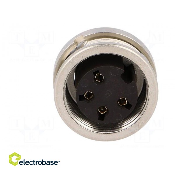 Connector: M16 | socket | female | soldering | PIN: 4 | 5A | 250V | IP40 image 9