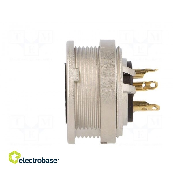 Connector: M16 | socket | female | soldering | PIN: 4 | 5A | 250V | IP40 image 3