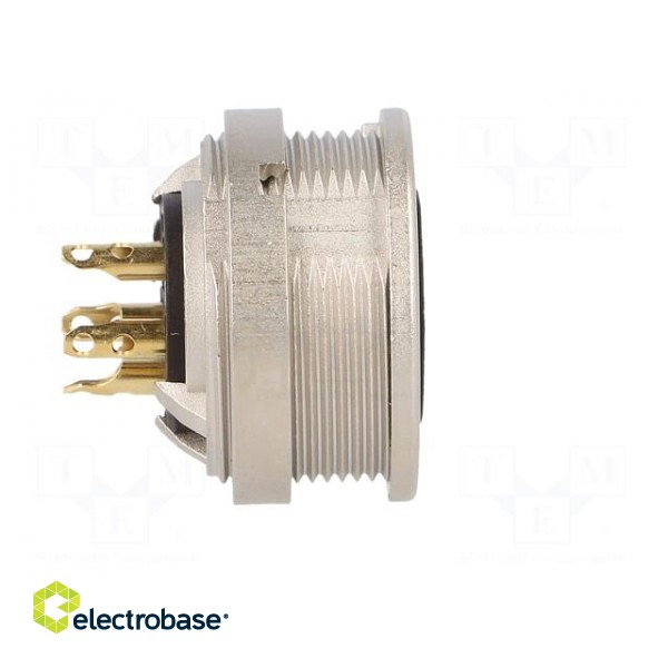 Connector: M16 | socket | female | soldering | PIN: 4 | 5A | 250V | IP40 фото 7