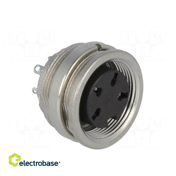 Connector: M16 | socket | female | soldering | PIN: 4 | 5A | 300V | IP40 image 8