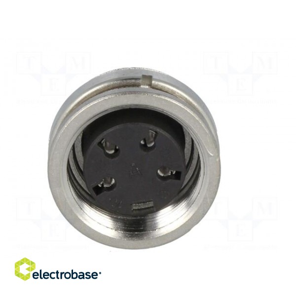 Connector: M16 | socket | female | soldering | PIN: 4 | 5A | 300V | IP40 paveikslėlis 9