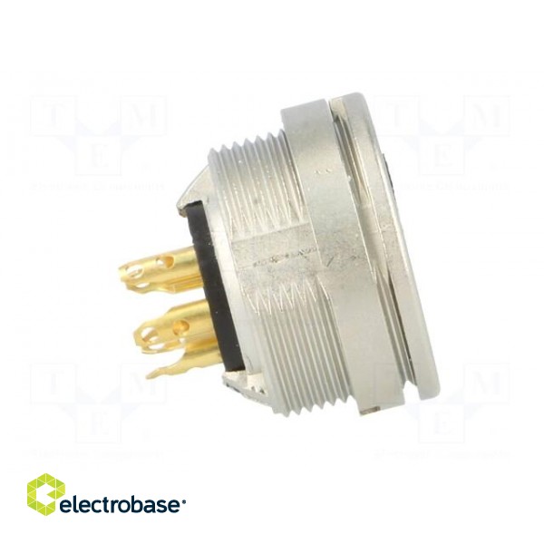 Connector: M16 | socket | female | soldering | PIN: 5 | 5A | 250V | IP40 paveikslėlis 7