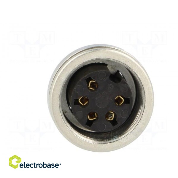 Connector: M16 | socket | female | soldering | PIN: 5 | 5A | 250V | IP40 image 9