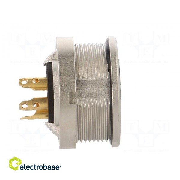 Connector: M16 | socket | female | soldering | PIN: 5 | 5A | 250V | IP68 фото 7