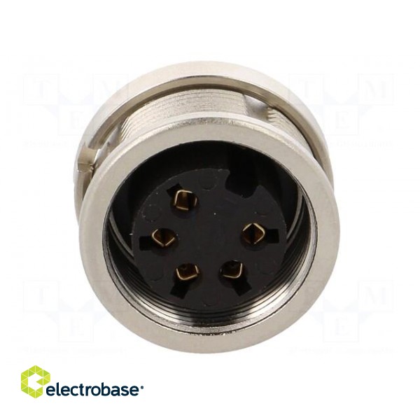 Connector: M16 | socket | female | soldering | PIN: 5 | 5A | 250V | IP68 фото 9