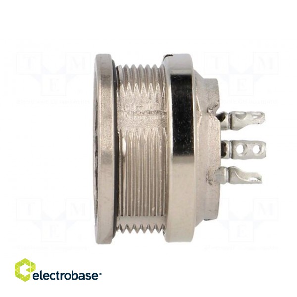 Connector: M16 | socket | female | soldering | PIN: 5 | 5A | 300V | 0.5mm2 image 3