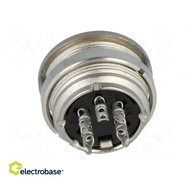 Connector: M16 | socket | female | soldering | PIN: 5 | 5A | 300V | IP40 image 5