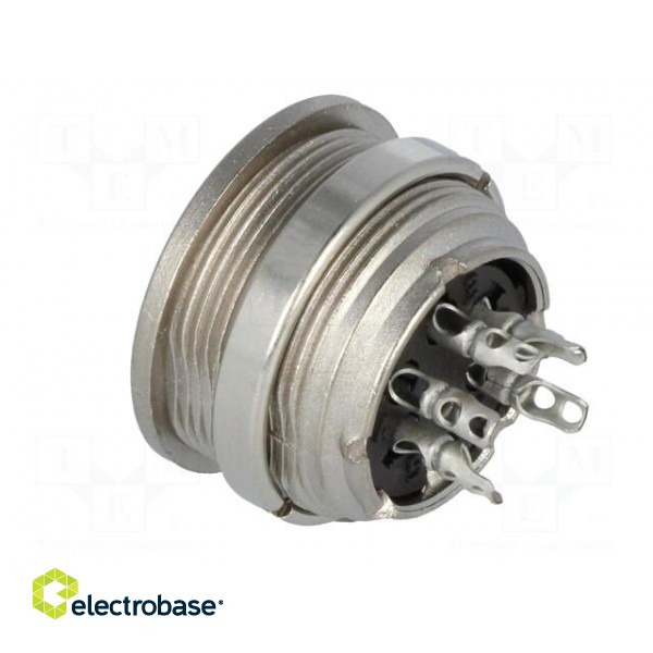 Connector: M16 | socket | female | soldering | PIN: 5 | 5A | 300V | IP40 image 4