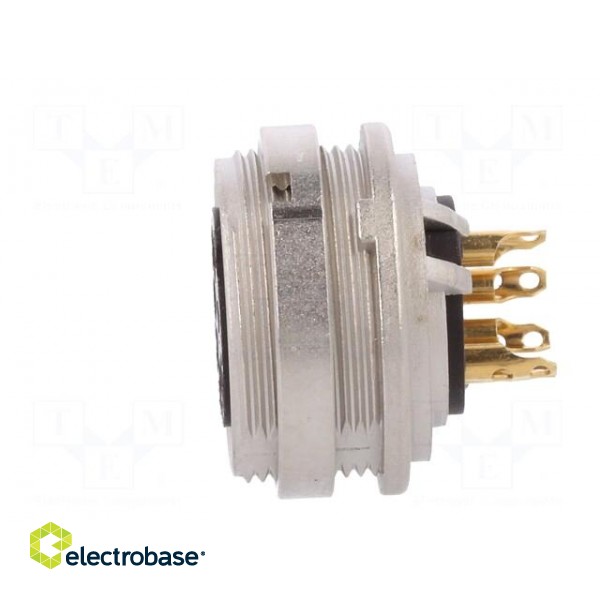 Connector: M16 | socket | female | soldering | PIN: 5 | 5A | 60V | IP40 фото 3
