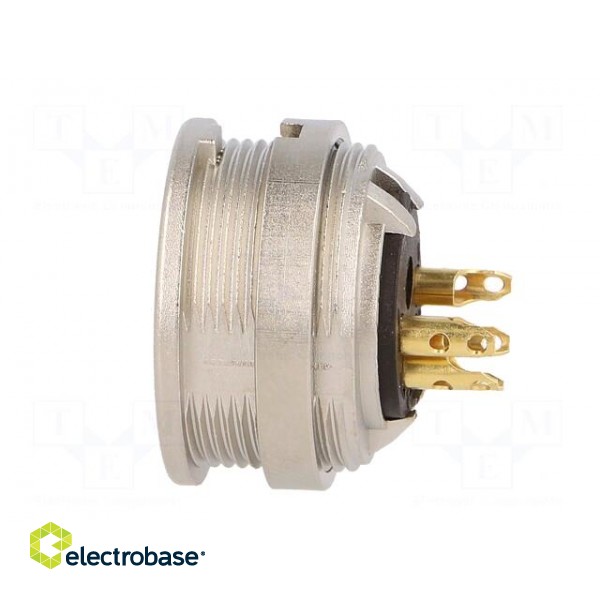 Connector: M16 | socket | female | soldering | PIN: 5 | 5A | 60V | IP40 image 3