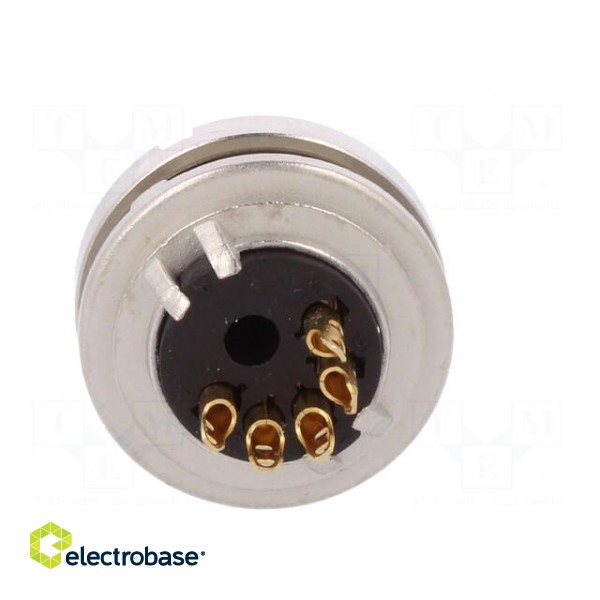 Connector: M16 | socket | female | soldering | PIN: 5 | 5A | 60V | IP40 фото 5