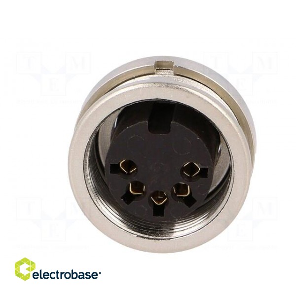 Connector: M16 | socket | female | soldering | PIN: 5 | 5A | 60V | IP40 image 9