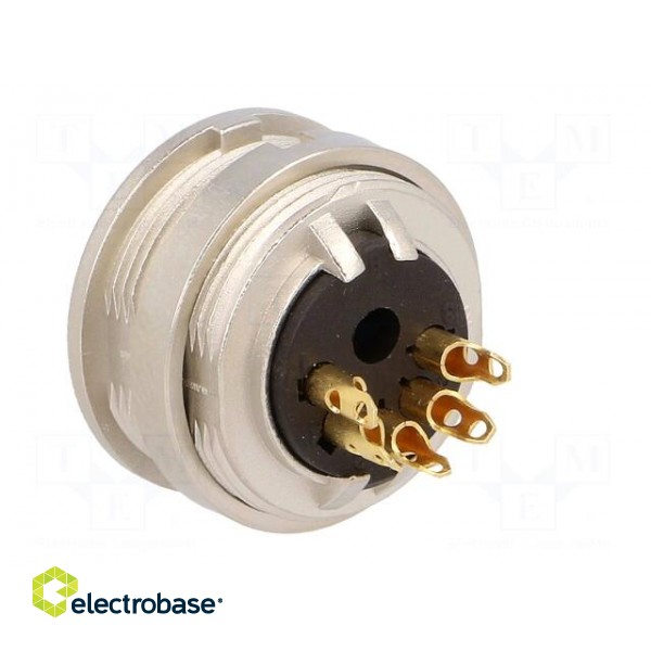 Connector: M16 | socket | female | soldering | PIN: 5 | 5A | 60V | IP40 image 4