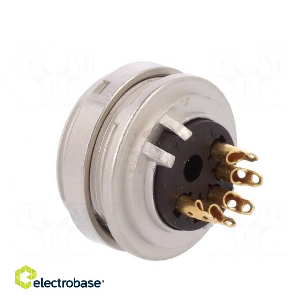 Connector: M16 | socket | female | soldering | PIN: 5 | 5A | 60V | IP40 paveikslėlis 4