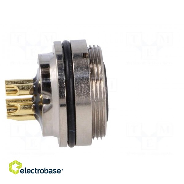 Connector: M16 | socket | female | soldering | PIN: 5 | 6A | 250V | straight фото 7