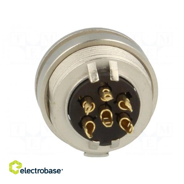 Connector: M16 | socket | female | soldering | PIN: 6 | 5A | 250V | IP40 фото 5