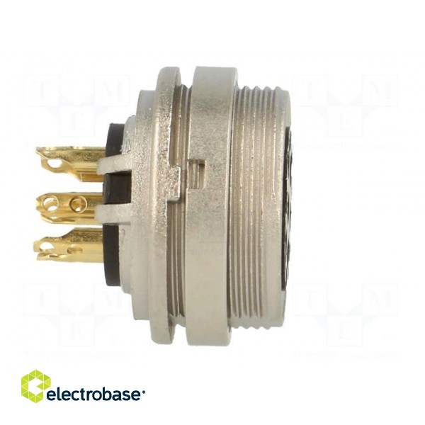 Connector: M16 | socket | female | soldering | PIN: 6 | 5A | 250V | IP40 image 7