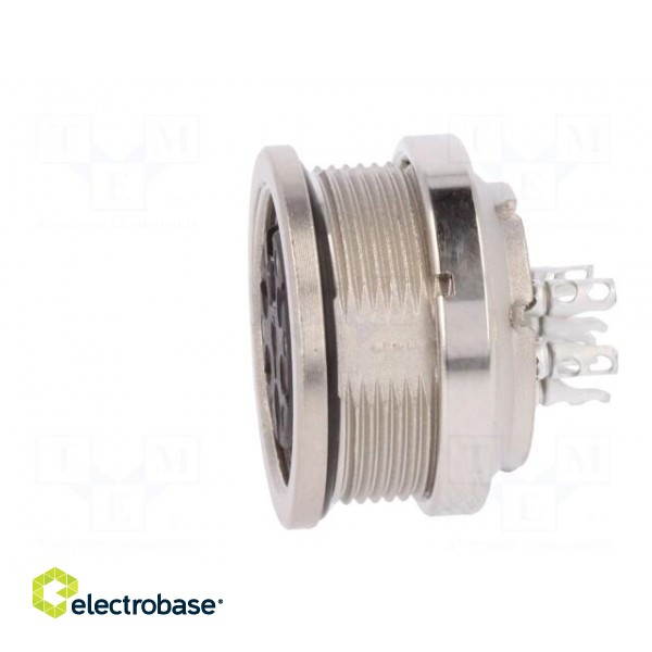 Connector: M16 | socket | female | soldering | PIN: 6 | 5A | 300V | 0.5mm2 image 3