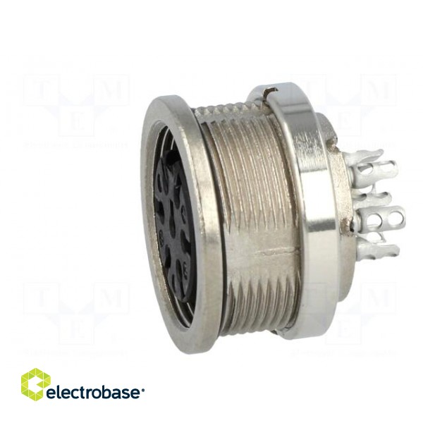 Connector: M16 | socket | female | soldering | PIN: 7 | 5A | 100V | 0.5mm2 image 3