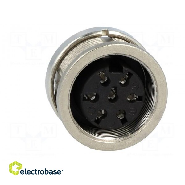 Connector: M16 | socket | female | soldering | PIN: 7 | 5A | 100V | 0.5mm2 image 9