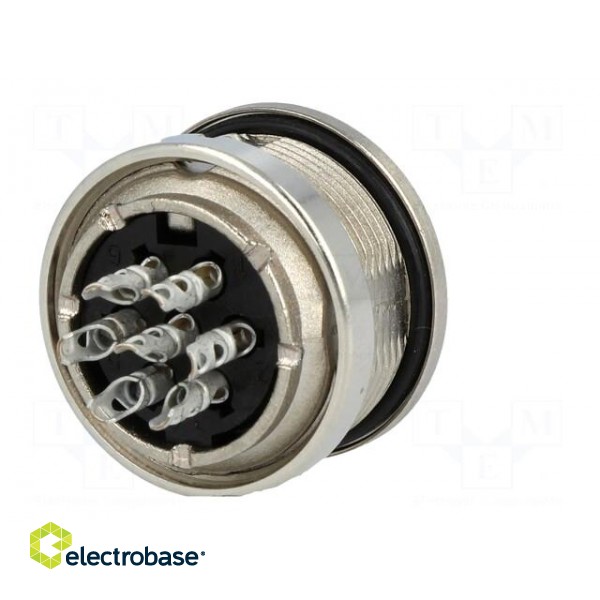 Connector: M16 | socket | female | soldering | PIN: 7 | 5A | 100V | 0.5mm2 image 6