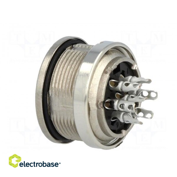 Connector: M16 | socket | female | soldering | PIN: 7 | 5A | 100V | 0.5mm2 image 4
