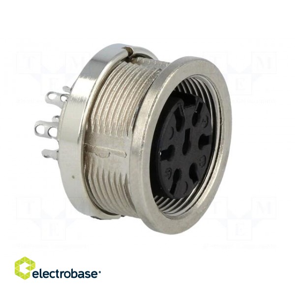 Connector: M16 | socket | female | soldering | PIN: 7 | 5A | 100V | 0.5mm2 image 8