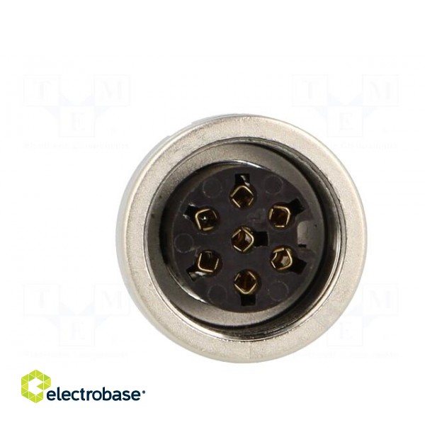 Connector: M16 | socket | female | soldering | PIN: 7 | 5A | 250V | IP40 paveikslėlis 9