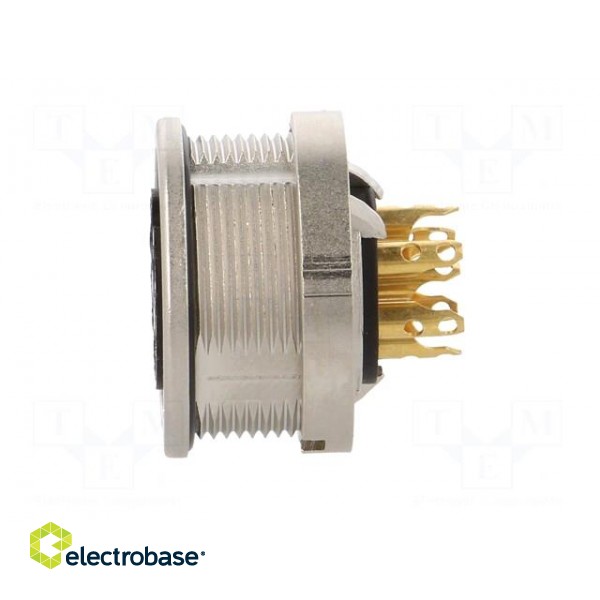 Connector: M16 | socket | female | soldering | PIN: 7 | 5A | 250V | IP68 image 3