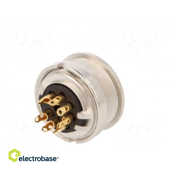 Connector: M16 | socket | female | soldering | PIN: 7 | 5A | 60V | IP40 фото 6