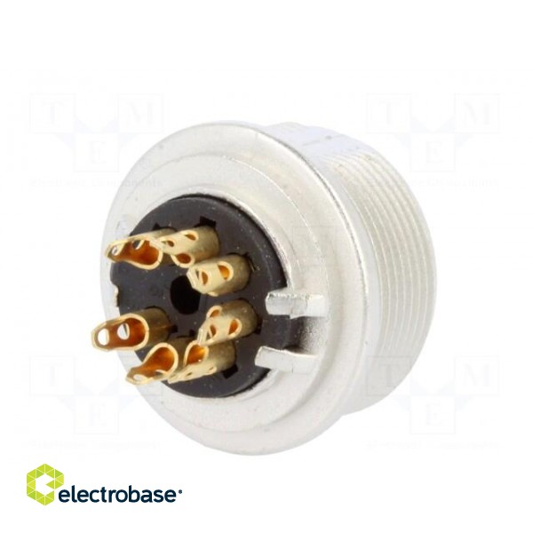 Connector: M16 | socket | female | soldering | PIN: 7 | 5A | 60V | IP40 image 6