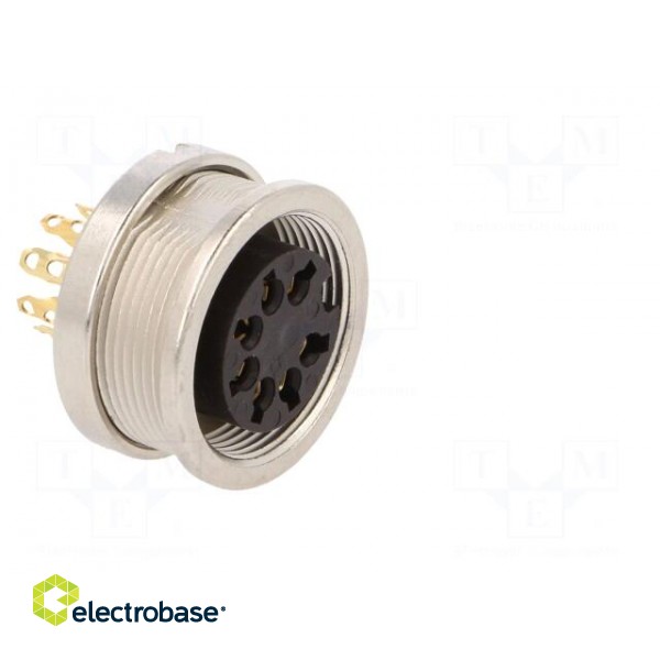 Connector: M16 | socket | female | soldering | PIN: 7 | 5A | 60V | IP40 image 8