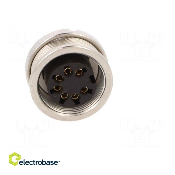 Connector: M16 | socket | female | soldering | PIN: 7 | 5A | 60V | IP40 image 9