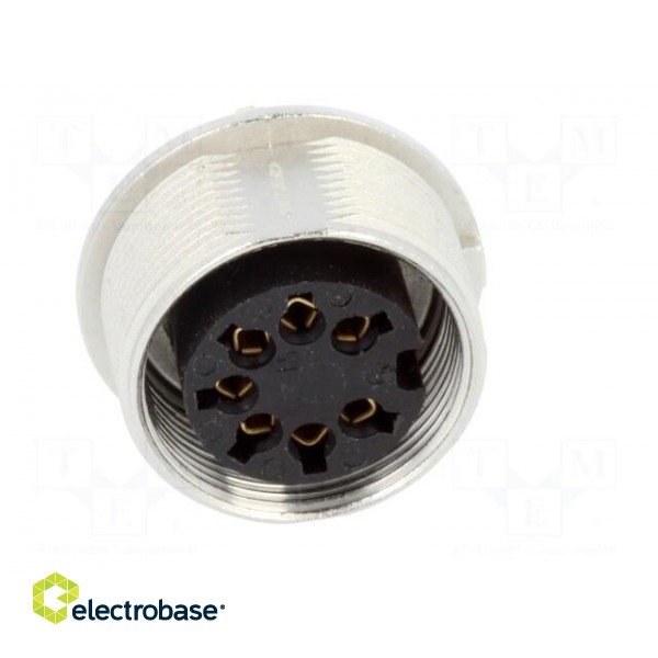 Connector: M16 | socket | female | soldering | PIN: 7 | 5A | 60V | IP40 фото 9