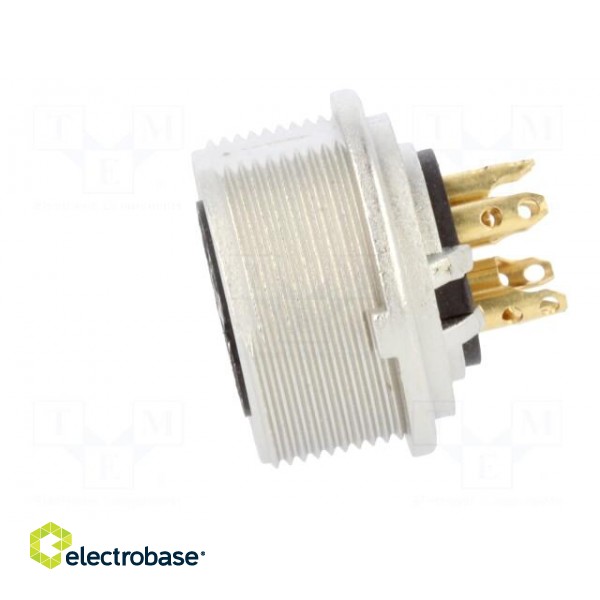 Connector: M16 | socket | female | soldering | PIN: 7 | 5A | 60V | IP40 фото 3