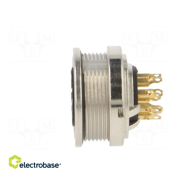 Connector: M16 | socket | female | soldering | PIN: 7 | 5A | 60V | IP68 фото 3