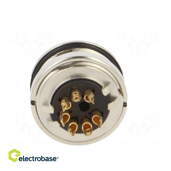 Connector: M16 | socket | female | soldering | PIN: 7 | 5A | 60V | IP68 paveikslėlis 5