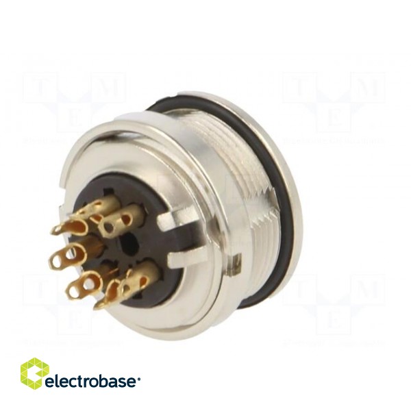 Connector: M16 | socket | female | soldering | PIN: 7 | 5A | 60V | IP68 image 6